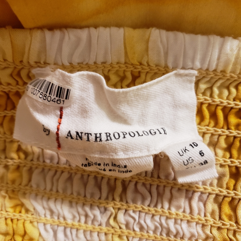 💛Anthropologie💛 'Angelika' Tiered Ankle/Maxi Skirt Size 6 - Picture 5 of 8
